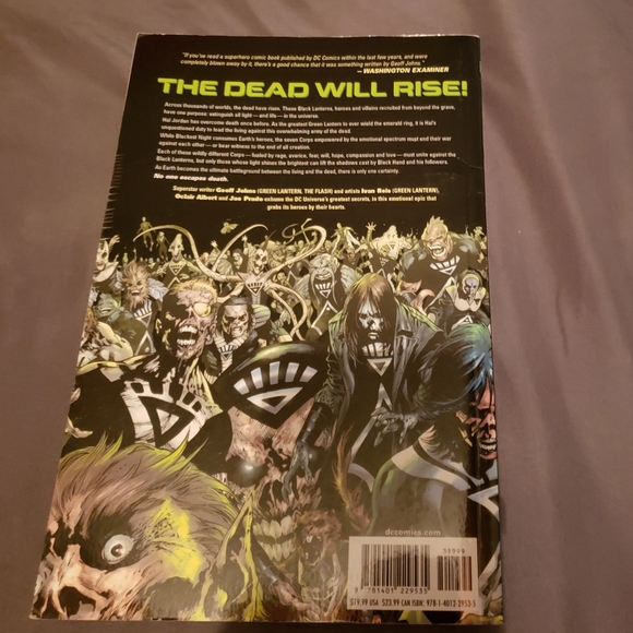 Green Lantern Blackest Night Graphic Novel - Picture 3 of 4